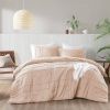 Microfiber Pleated Soft Washed Comforter Set