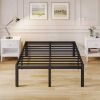 California King Heavy Duty Metal Platform Bed Frame with Round Edge Legs
