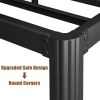 California King Heavy Duty Metal Platform Bed Frame with Round Edge Legs