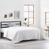Sturdy Modern Black Metal Headboard