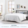Sturdy Modern Black Metal Headboard