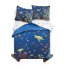 Ocean Clown Fish Coral Reef Reversible Quilt Set