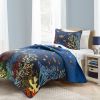 Ocean Clown Fish Coral Reef Reversible Quilt Set