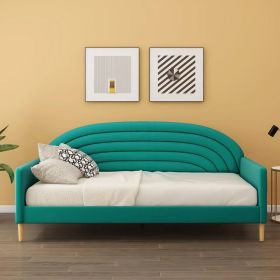 Mid-Century Modern Velvet Upholstered Daybed