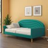 Mid-Century Modern Velvet Upholstered Daybed