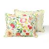 Lightweight Polyester Scalloped Edges Floral Quilt Set
