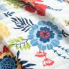 Lightweight Floral Coral Polyester Quilt Set