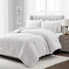 Crinkled Texture Microfiber Comforter Set