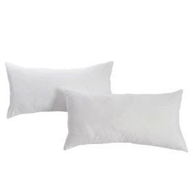Bed Pillows with Plush Polyester Fill and 2 Pillowcases