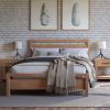 Farmhouse Solid Wood Platform Bed Frame with Headboard Footboard