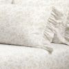 Microfiber Floral Sheet Set with Ruffled Edges