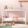 Metal Bunk Bed Frame with Two Side Ladders