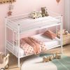 Metal Bunk Bed Frame with Two Side Ladders