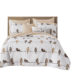 Birds On Wire Lightweight Quilt Set