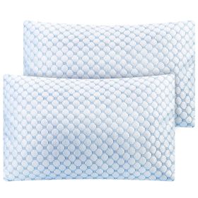 2Pcs Or 1Pc Double-sided Bamboo/Cooling Memory Foam Pillow (Option: King-2Pcs)