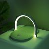 3 In 1 Foldable Wireless Charger Night Light Wireless Charging Station Stonego LED Reading Touch Table Lamp 15W Fast Charging Light