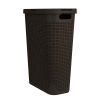 40L Slim Laundry Hamper with Cutout Handle and Lid