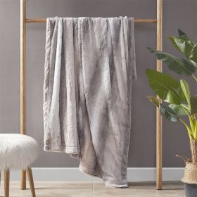 Oversized Faux Fur Throw (Color: as Pic)