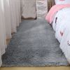 Nordic Silk Wool Carpet; Living Room Sofa Coffee Table Blanket; Bedroom Bedside Soft Full Room Plush Floor Mat