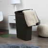 40 Liter Slim Laundry Basket with Cutout Handles & Lid