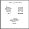 4-piece Velvet Duvet Cover Set