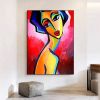 Hand Painted Oil Paintin On Canvas Wall Art Abstract People Classic Living Room Hallway Bedroom Luxurious Decorative Painting