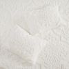 3 Piece Tufted Cotton Chenille Damask Duvet Cover Set
