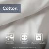 4 Piece Cotton Seersucker Duvet Cover Set