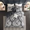 6 Piece Printed Duvet Cover Set