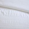 4 Piece Cotton Seersucker Duvet Cover Set