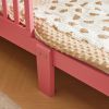 Stylish Wooden Toddler Bed - Durable Construction, Guardrails for Safety, Easy Assembly, Perfect for Kids' Bedroom Furniture
