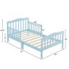 Stylish Wooden Toddler Bed - Durable Construction, Guardrails for Safety, Easy Assembly, Perfect for Kids' Bedroom Furniture