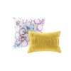 Olivia Asymmetrical Floral Comforter Set – Vibrant Floral, King/Cal King