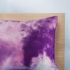 4-piece Watercolor Tie Dye Printed Comforter Set with Throw Pillow - Full