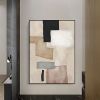 Oil Painting Handmade Hand Painted Wall Art Modern Abstract Simple Geometric Living Room Hallway Bedroom Luxurious Decorative Painting