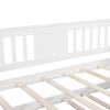 Twin Wooden Daybed with Trundle Bed , Sofa Bed for Bedroom Living Room