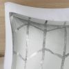 5 -piece Metallic Printed Duvet Cover Set