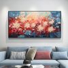 Handmade Oil Painting Original Colorful Oil Painting on Canvas Abstract Firework Painting Large Modern Wall Art Bedroom Wall Decor Custom Textured Art