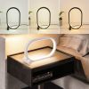 USB Plug-In Lamp Oval Acrylic Lamp Touch Control Dimmable Modern Simple Creative Night Lamp