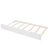 Twin Size Daybed Wood Bed with Twin Size Trundle