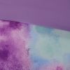 4-piece Watercolor Tie Dye Printed Comforter Set with Throw Pillow - Full