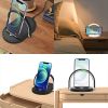 3 In 1 Foldable Wireless Charger Night Light Wireless Charging Station Stonego LED Reading Touch Table Lamp 15W Fast Charging Light