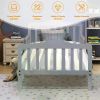 Stylish Wooden Toddler Bed - Durable Construction, Guardrails for Safety, Easy Assembly, Perfect for Kids' Bedroom Furniture