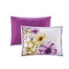 Olivia Asymmetrical Floral Comforter Set – Vibrant Floral, King/Cal King