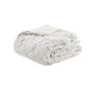 3 Piece Tufted Cotton Chenille Damask Duvet Cover Set