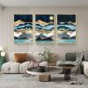 Framed Canvas Wall ArtOil Paintings Impressionism Aesthetic Prints Canvas Paintings for Living Room Bedroom Office Home; 3 Panels