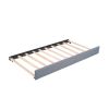 Upholstered Double Twin Size Daybed with Trundle and Drawer