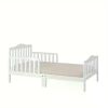 Stylish Wooden Toddler Bed - Durable Construction, Guardrails for Safety, Easy Assembly, Perfect for Kids' Bedroom Furniture