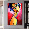 Hand Painted Oil Paintin On Canvas Wall Art Abstract People Classic Living Room Hallway Bedroom Luxurious Decorative Painting