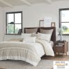3 Piece Cotton Duvet Cover Set with Chenille Tufting